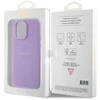 Dėklas GUESS GUHMP15XPSAHMCU IPHONE 15 PRO MAX 6.7 "PURPLE/PURPLE HARDCASE SAFFIANO MAGSAFE