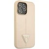 Dėklas GUESS GUHCP13LPSATLE IPHONE 13 PRO / 13 6.1 "BEIGE / BEIGE HARDCASE SAFFIANOTRIANGLE LOGO