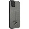 Dėklas GUESS GUHCP13SPSATLG IPHONE 13 MINI 5.4 "Sidabrinis/Sidabrinis HARDCASE SAFFIANOTRIANGLE LOGO