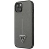 Dėklas GUESS GUHCP13SPSATLG IPHONE 13 MINI 5.4 "Sidabrinis/Sidabrinis HARDCASE SAFFIANOTRIANGLE LOGO