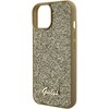 Dėklas GUESS GUHCP15SPMSDGSD IPHONE 15/14/13 6.1 "ZOTY / GOLD HARDCASE DISCO METAL SCRIPT