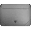 Įmautė kompiuteriui Guess Saffiano Triangle Logo (GUCS16PSATLG) sidabro spalvos