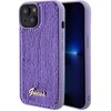Dėklas GUESS GUHCP15SPSFDGS IPHONE 2013-15-14 6.1 "PURPURINĖ / PURPURINĖ KIETOJI DĖLĖS SEQUIN SCRIPT METAL