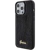 Dėklas GUESS GUHCP15XPSFDGSK IPHONE 15 PRO MAX 6.7 "Juodas/Juodas HARDCASE SEQUIN SCRIPT METAL