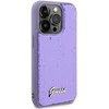 Dėklas GUESS GUHCP15XPSFDGS IPHONE 15 PRO MAX 6,7 col. PURPURINE/PURPURINĖ KIETOS DĖLĖS Sequin SCRIPT METAL