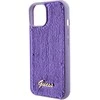Dėklas GUESS GUHCP15SPSFDGS IPHONE 2013-15-14 6.1 "PURPURINĖ / PURPURINĖ KIETOJI DĖLĖS SEQUIN SCRIPT METAL