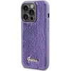 Dėklas GUESS GUHCP15XPSFDGS IPHONE 15 PRO MAX 6,7 col. PURPURINE/PURPURINĖ KIETOS DĖLĖS Sequin SCRIPT METAL
