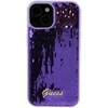 Dėklas GUESS GUHCP15SPSFDGS IPHONE 2013-15-14 6.1 "PURPURINĖ / PURPURINĖ KIETOJI DĖLĖS SEQUIN SCRIPT METAL