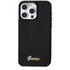 Dėklas GUESS GUHCP15LPSFDGSK IPHONE 15 PRO 6.1 "Juodas/Juodas HARDCASE SEQUIN SCRIPT METAL