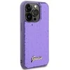 Guess GUHCP14XPSFDGSU Apple iPhone 14 Pro Max 6.7″ violetinės spalvos kietas dėklas Sequin Script Metal