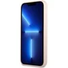 Apple iPhone 13 Guess dėklas Silicone Triangle (GUHCP13MSLTGP) rožinės spalvos