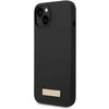 Dėklas GUESS GUHMP14MSBPLK IPHONE 14 PLUS / 15 PLUS 6.7 "Juodas / Juodas HARD CASE SILICONE PLATE MAGSAFE LOGO