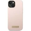 Dėklas GUESS GUHMP14MSBPLP IPHONE 14 PLUS / 15 PLUS 6.7 "Rožinis / Rožinis HARD CASE SILICONE PLATE MAGSAFE LOGO