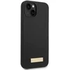 Dėklas GUESS GUHMP14MSBPLK IPHONE 14 PLUS / 15 PLUS 6.7 "Juodas / Juodas HARD CASE SILICONE PLATE MAGSAFE LOGO