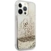 Guess GUHCP13XLG4GGO Apple iPhone 13 Pro Max 6,7″ auksinis kietas dėklas 4G Big Liquid Glitter