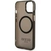 Dėklas GUESS GUHMP14MHTCMK IPHONE 14 PLUS / 15 PLUS 6.7 "Juodas / Juodas HARD CASE GOLD OUTLINE TRANSLUENT MAGSAFE