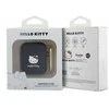 Apple AirPods Hello Kitty Silicone 3D Kitty Head (HKA23DKHSK) ausinių dėklas juodos spalvos