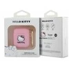 Apple AirPods Hello Kitty Silicone 3D Kitty Head (HKA23DKHSP) ausinių dėklas rožinės spalvos