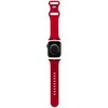 Hello Kitty apyrankė HKAWMSCHBLR Apple Watch 38/40/41mm Raudona apyrankė Silicone Kitty Head
