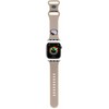 Apyrankė Apple Watch 1 / 2 / 3 / 4 / 5 / 6 / SE / 7 / 8 (38 / 40 / 41 mm) Hello Kitty dirželis silikoninis kitty galva (HKAWMSCHBLE) smėlio spalvos