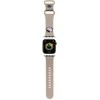 Hello Kitty apyrankė HKAWMSCHBLE Apple Watch 38/40/41mm rusvai gelsvas apyrankė Silicone Kitty Head