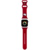 Apyrankė Apple Watch 1 / 2 / 3 / 4 / 5 / 6 / SE / 7 / 8 (38 / 40 / 41 mm) Hello Kitty Strap Silicone Kitty Head (HKAWMSCHBLR) raudonos spalvos