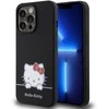 Hello Kitty Liquid Silicone Daydreaming Logo dėklas telefonui Apple iPhone 13 Pro juodos spalvos