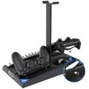 Daugiafunkcis stovas iPega PG-P4009 skirtas PS4 ir priedams - juodas