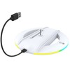 Ausinės „iPega P5S025S“ vertikalus stovas su RGB šviesomis, skirtas „PS5 Slim“ / „PS5 Pro“, baltas (pažeista pakuotė)