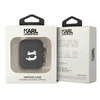 Karl Lagerfeld KLA2RUNCHK AIRPODS 1/2 COVER Juodas/Juodas SILICONE CHUPETTE HEAD 3D