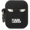 Karl Lagerfeld KLA2RUNCHK AIRPODS 1/2 COVER Juodas/Juodas SILICONE CHUPETTE HEAD 3D