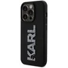 Karl Lagerfeld KLHCP15L3DMBKCK Apple iPhone 15Pro 6.1" juodos spalvos dėklas 3D Rubber Glitter Logo