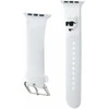 Apyrankė Apple Watch 4 / 5 / 6 / 7 / 8 / SE (38 / 40 / 41 MM) Karl Lagerfeld 3D Rubber Choupette Head (KLAWMSLCNH) baltos spalvos