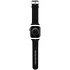 Karl Lagerfeld apyrankė KLAWMSLCNK Apple Watch 38/40/41mm juodos spalvos apyrankė 3D Rubber Choupette Heads