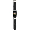 Išmaniojo laikrodžio Apple 4/5/6/7/SE Karl Lagerfel silikoninis dirželis, Juodos spalvos, 38/40/41mm