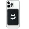 Karl Lagerfeld Powerbank indukcinis KLPB5FPGKSCHHK 16W 5000mAh juodos spalvos Choupette Head Pin MagSafe
