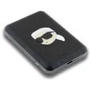 Karl Lagerfeld Powerbank indukcinis KLPB5FPGKSKIHK 16W 5000mAh juodos spalvos Karl Head Pin MagSafe