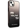 Dėklas Karl Lagerfeld KLHCP14MTGKCK IPHONE 14 PLUS / 15 PLUS 6.7 "HARDCASE JUODA / Juodas GRADIENT IKONIK KARL & CHOUPETTE