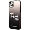 Dėklas Karl Lagerfeld KLHCP14MTGKCK IPHONE 14 PLUS / 15 PLUS 6.7 "HARDCASE JUODA / Juodas GRADIENT IKONIK KARL &amp; CHOUPETTE