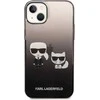 Dėklas Karl Lagerfeld KLHCP14MTGKCK IPHONE 14 PLUS / 15 PLUS 6.7 "HARDCASE JUODA / Juodas GRADIENT IKONIK KARL & CHOUPETTE