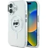 Karl Lagerfeld IML Metal Choupette Head MagSafe Apple iPhone 16 - dėklas telefonui baltos spalvos