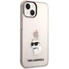 Dėklas Karl Lagerfeld KLHCP14SHNCHTCP IPHONE 14/15 / 13 6.1 "Rožinis / Rožinis HARDCASE IKONIK CHOUPETTE