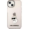 Dėklas Karl Lagerfeld KLHCP14MHNCHTCP IPHONE 14 PLUS / 15 PLUS 6.7 "Rožinis / Rožinis HARDCASE IKONIK CHOUPETTE