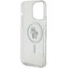 Apple iPhone 15 Pro Max Karl Lagerfeld dėklas Karl&Choupette Glitter MagSafe (KLHMP15XHGKCNOT) skaidrus