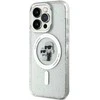 Apple iPhone 15 Pro Karl Lagerfeld dėklas Karl&Choupette Glitter MagSafe (KLHMP15LHGKCNOT) skaidrus