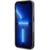 Karl Lagerfeld KLHMP15LHFCKNOK Apple iPhone 15 Pro 6.1″ juodos spalvos kietas dėklas IML Ikonik MagSafe