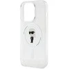 Apple iPhone 15 Pro Karl Lagerfeld dėklas IML Ikonik MagSafe (KLHMP15LHFCKNOT) skaidrus
