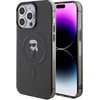 Apple iPhone 15 Pro Max Karl Lagerfeld dėklas IML Ikonik MagSafe (KLHMP15XHFCKNOK) juodos spalvos