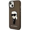 Dėklas Karl Lagerfeld KLHCP14MHNIKTCK IPHONE 14 PLUS / 15 PLUS 6.7 "Juodas / Juodas HARDCASE IKONIK Karl Lagerfeld
