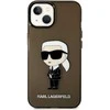 Dėklas Karl Lagerfeld KLHCP14MHNIKTCK IPHONE 14 PLUS / 15 PLUS 6.7 "Juodas / Juodas HARDCASE IKONIK Karl Lagerfeld